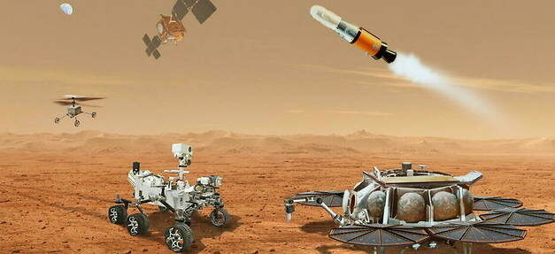 Planète Mars : le retour d’échantillons se fera sans robot européen
